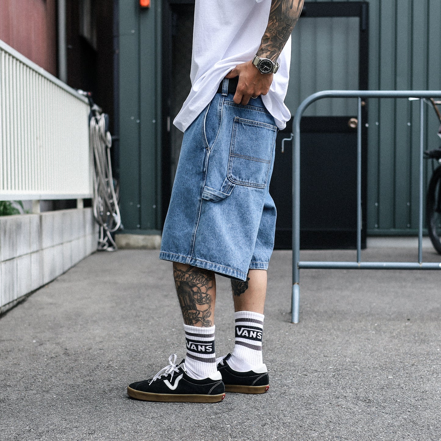 OBEY / BIGWIG CARPENTER DENIM SHORT (LIGHT INDIGO CLASSIC)