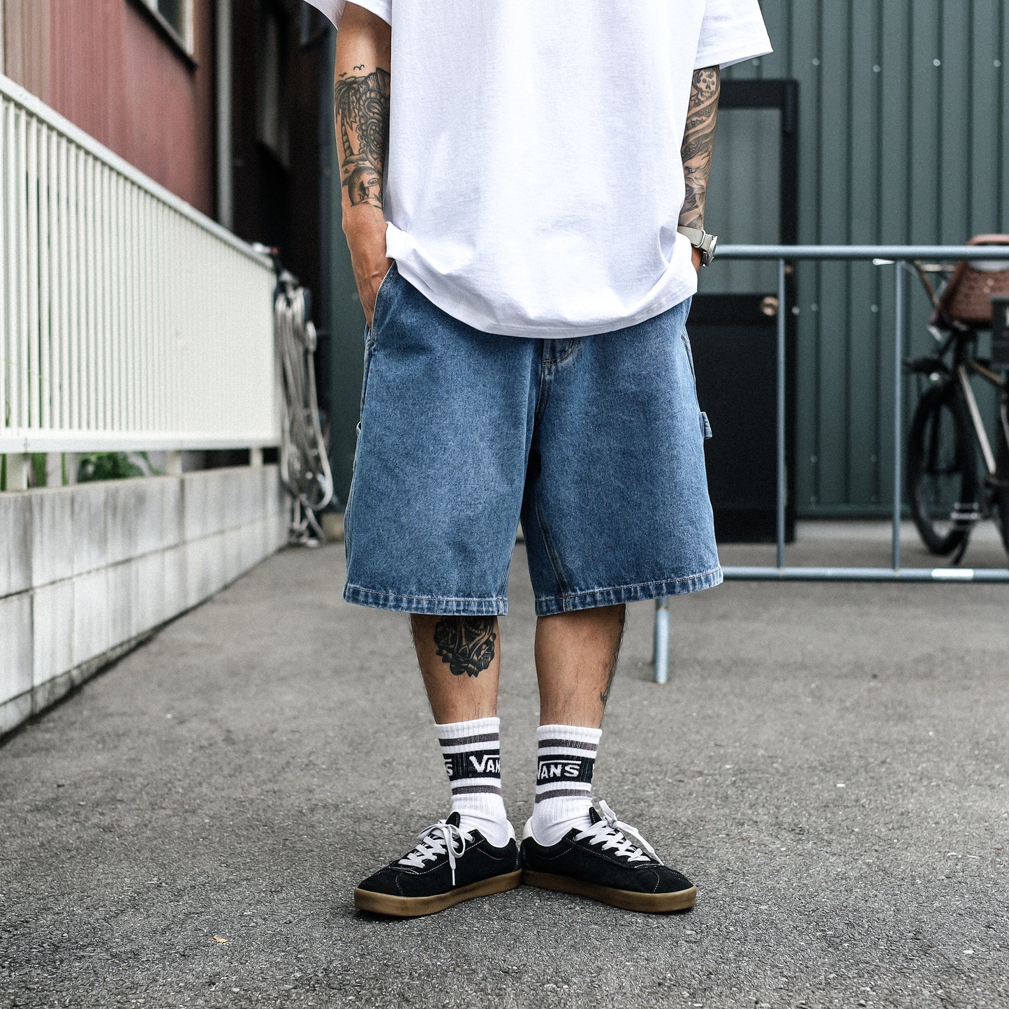 OBEY / BIGWIG CARPENTER DENIM SHORT (LIGHT INDIGO CLASSIC)