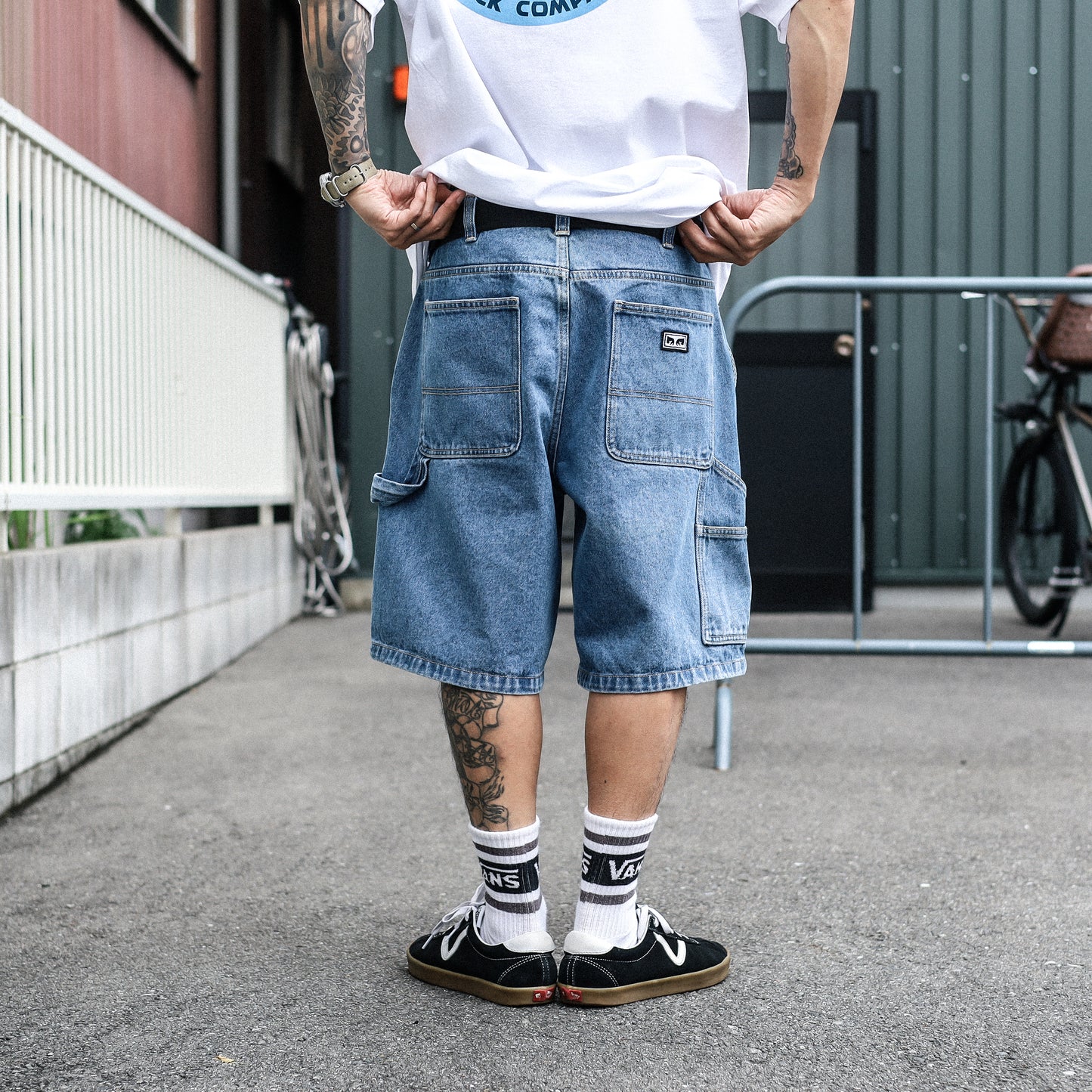 OBEY / BIGWIG CARPENTER DENIM SHORT (LIGHT INDIGO CLASSIC)