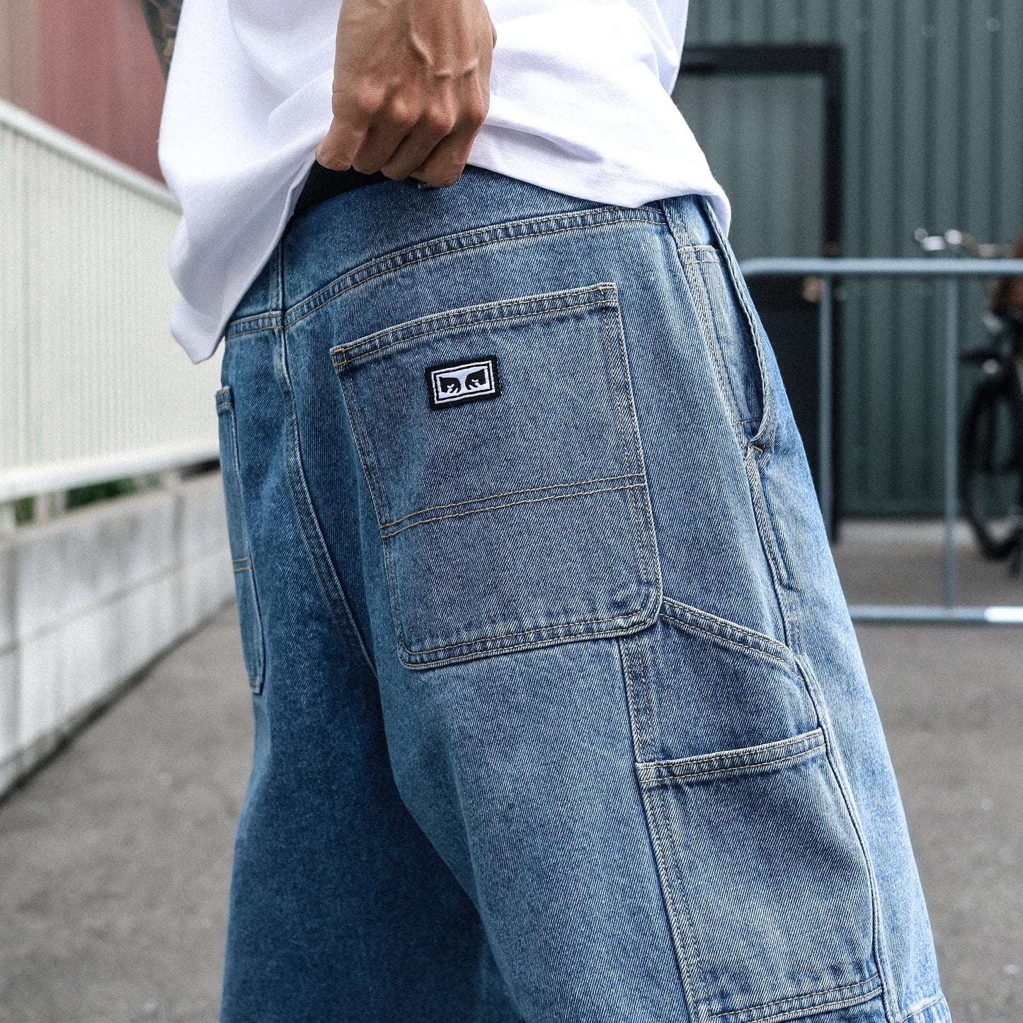 OBEY / BIGWIG CARPENTER DENIM SHORT (LIGHT INDIGO CLASSIC)