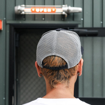 BLUCO / MESH CAP -PATCH- (BLACK-GRAY)