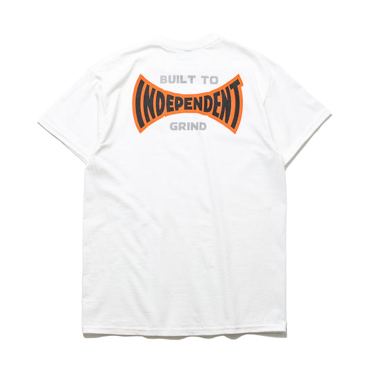 INDEPENDENT / BUILT TO GRIND SPAN S/S T-SHIRT (WHITE)