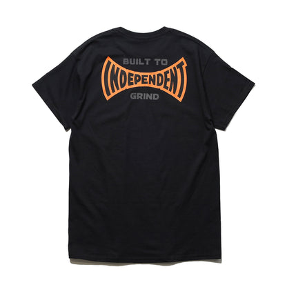 INDEPENDENT / BUILT TO GRIND SPAN S/S T-SHIRT (BLACK)