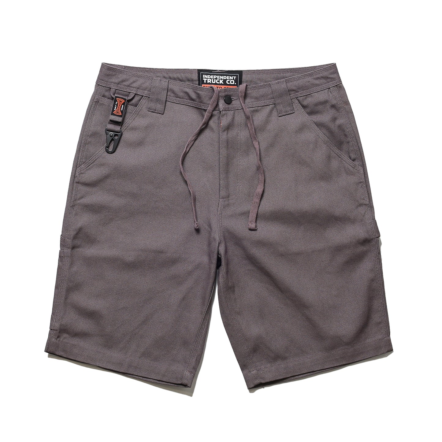 INDEPENDENT / BUILT TO GRIND CANVAS SHORTS (PEWTER)