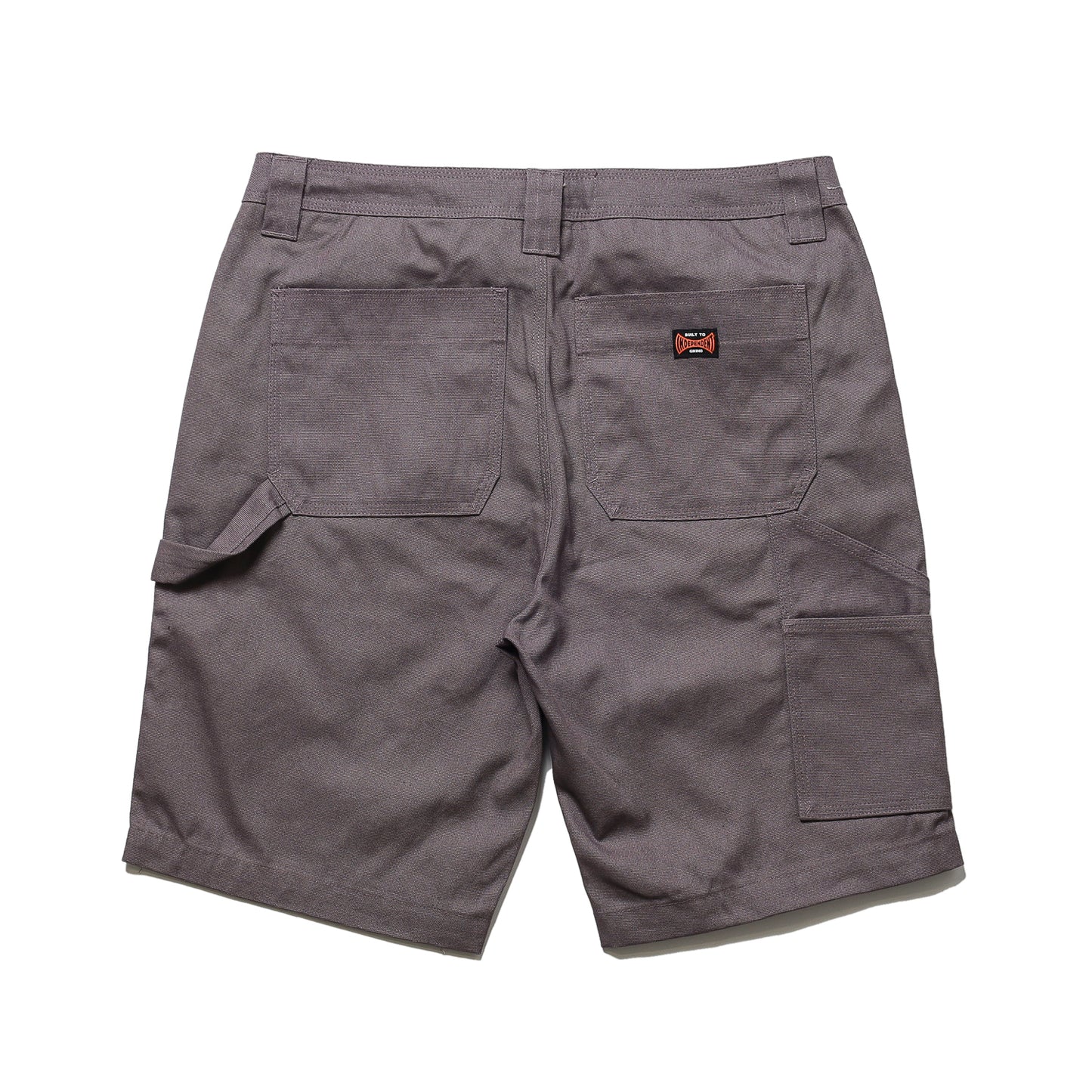INDEPENDENT / BUILT TO GRIND CANVAS SHORTS (PEWTER)