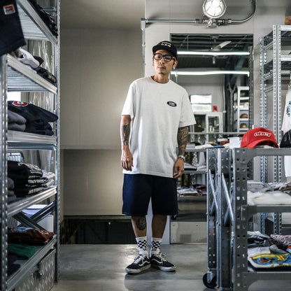 LZBN / MOTOR OVAL TEE (ASH)