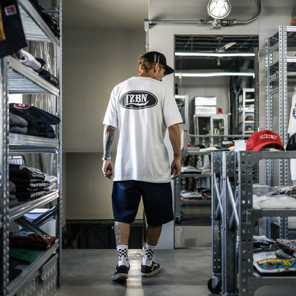 LZBN / MOTOR OVAL TEE (ASH)