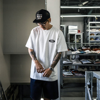 LZBN / MOTOR OVAL TEE (ASH)