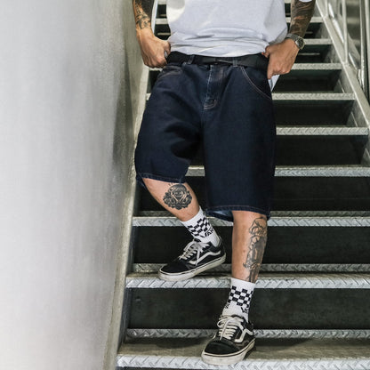 INDEPENDENT / FREE ON THE STREETS DENIM SHORTS (DK INDIGO)
