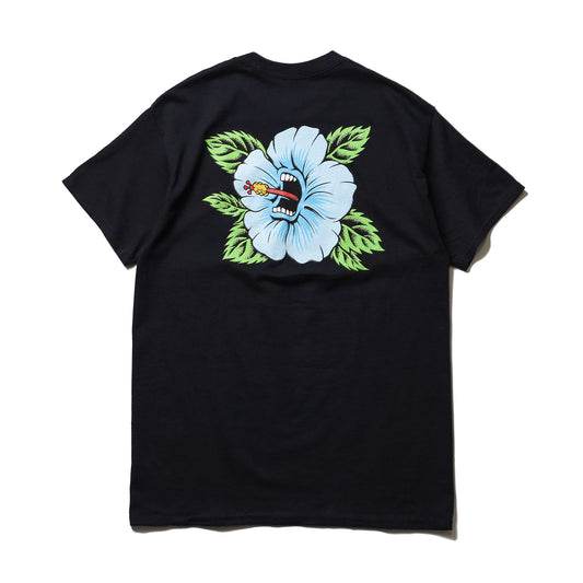 SANTA CRUZ / SCREAMING HIBISCUS S/S TEE (BLACK)