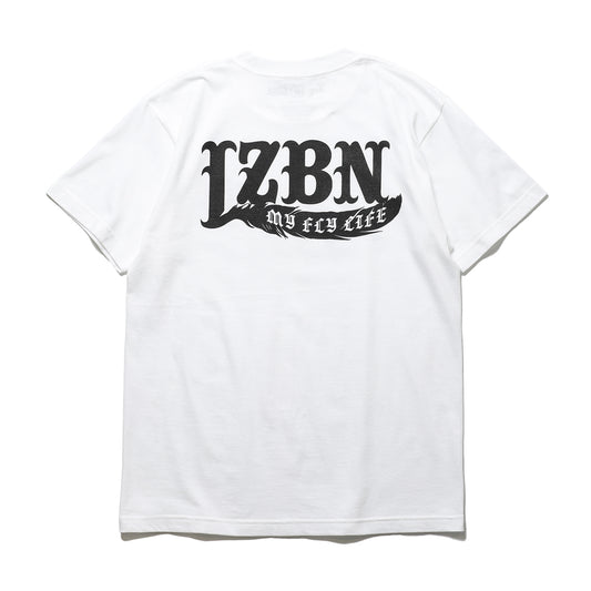 LZBN × TAKESHI YASUTOKO / MY FLY LIFE TEE (WHITE)