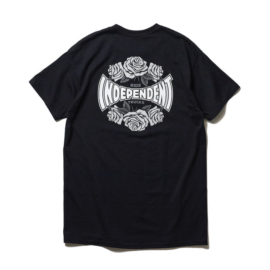 INDEPENDENT / ROSE SPAN S/S TEE (BLACK)