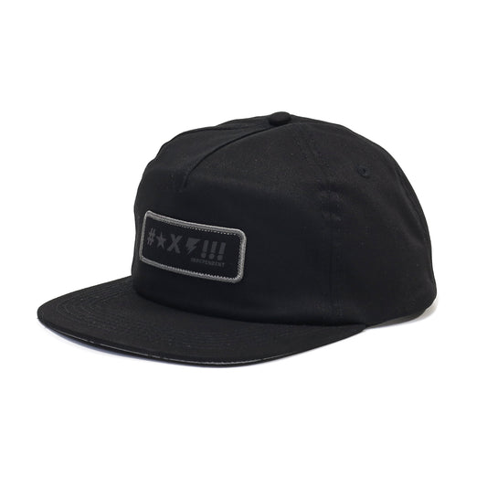 INDEPENDENT / EXCLAMATION SNAPBACK CAP (BLACK)