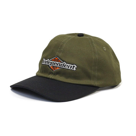 INDEPENDENT / MOJOCHROME DAD HAT (OLIVE/BLACK)