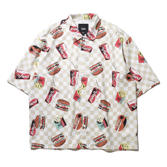 VANS / POP FAST FOOD S/S SHIRT (COLORFUL FAST FOOD)