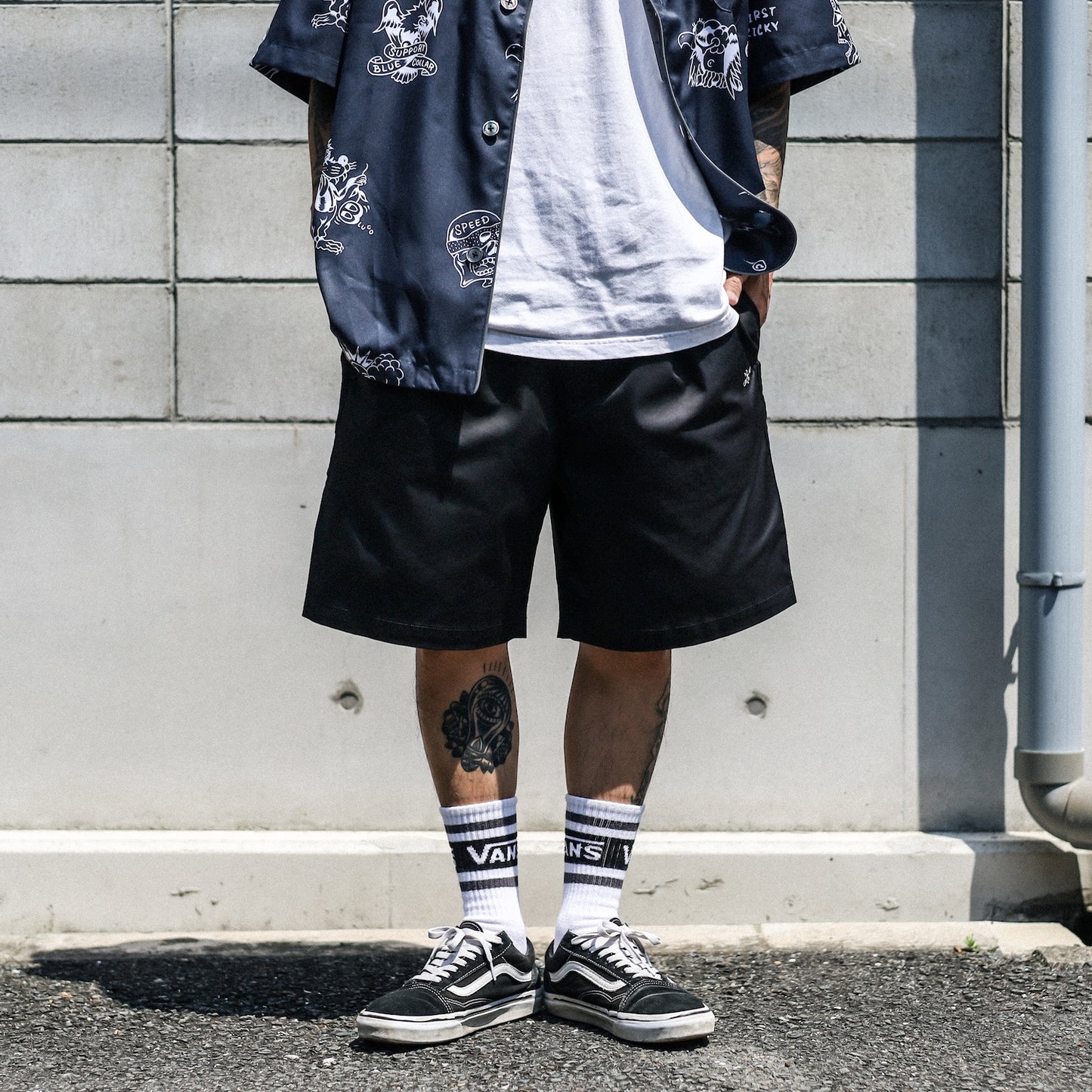 BLUCO / STRETCH LIGHT EASY WORK SHORTS (BLACK)