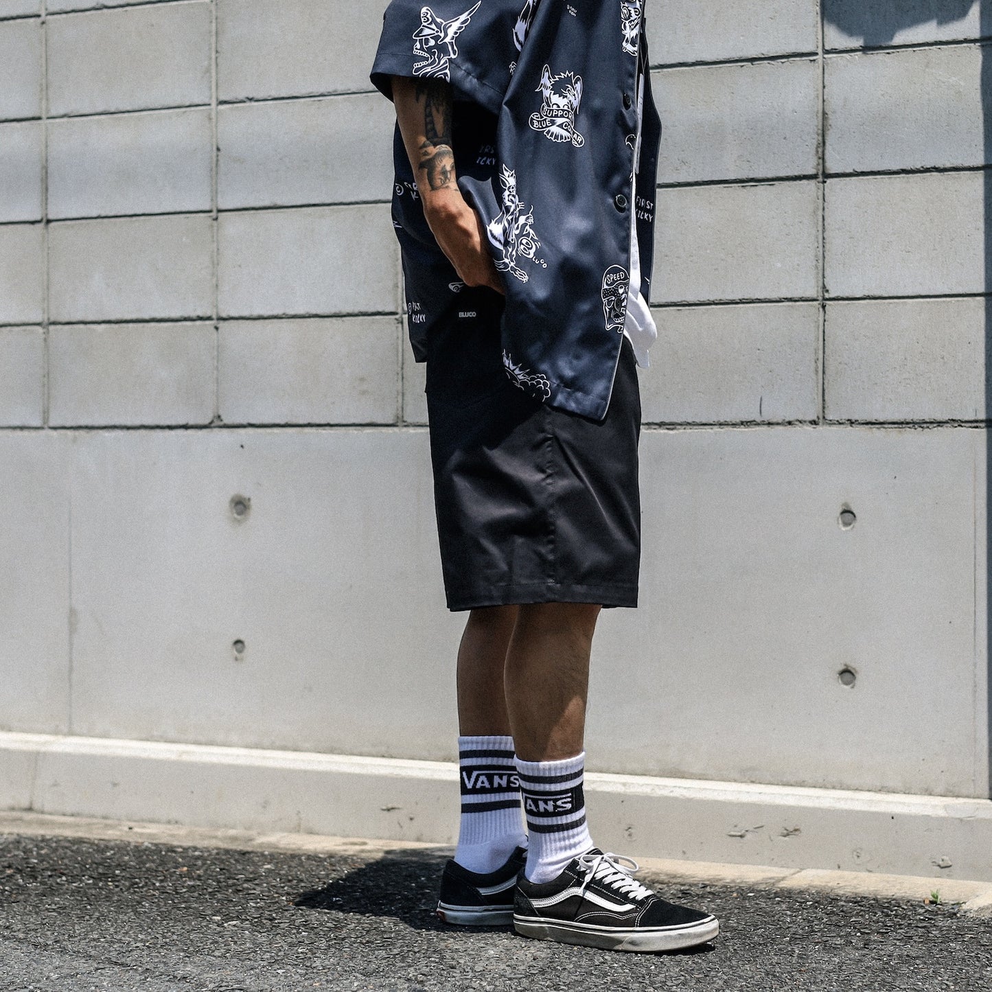 BLUCO / STRETCH LIGHT EASY WORK SHORTS (BLACK)