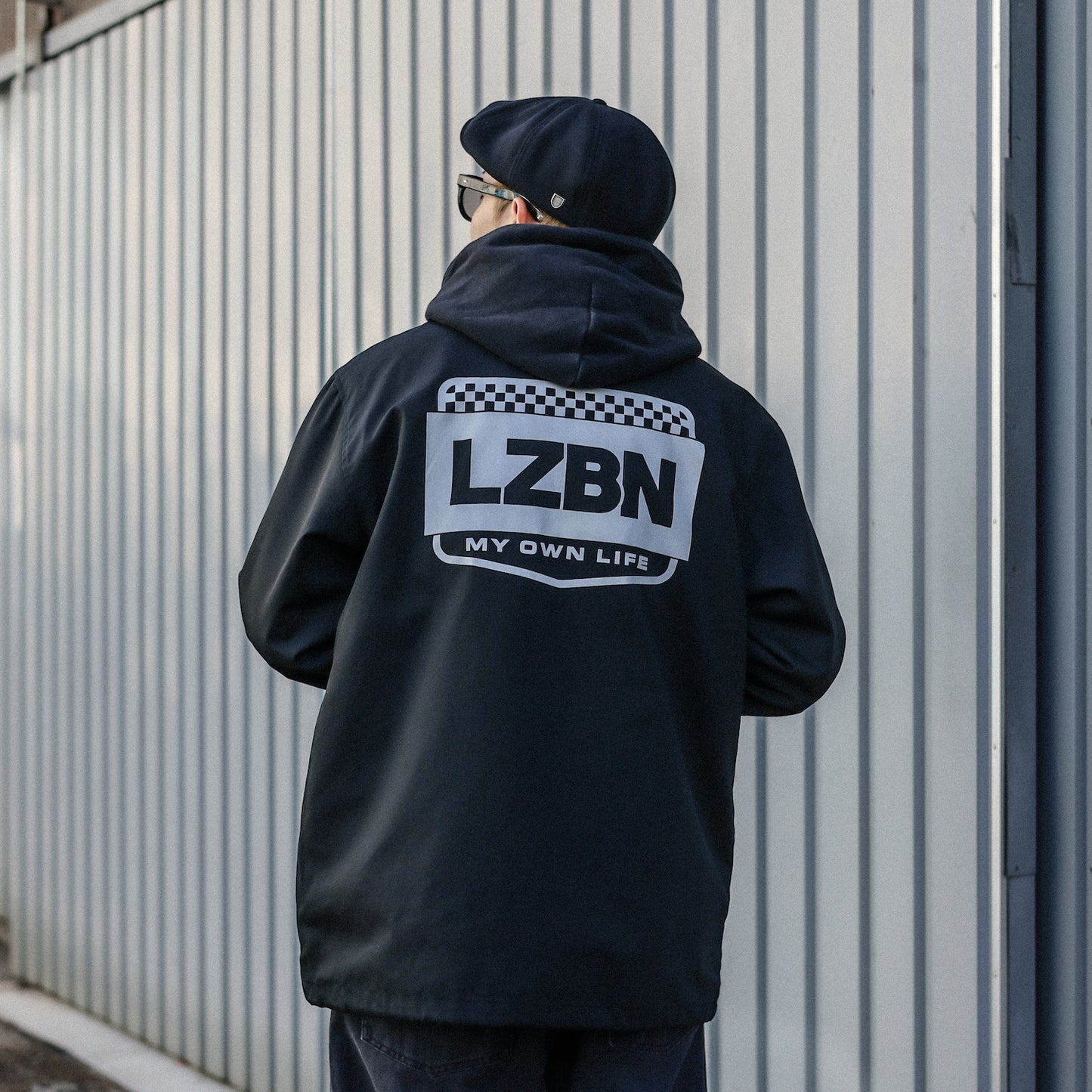 LZBN / WORKERS T/C COACH JACKET (BLACK)