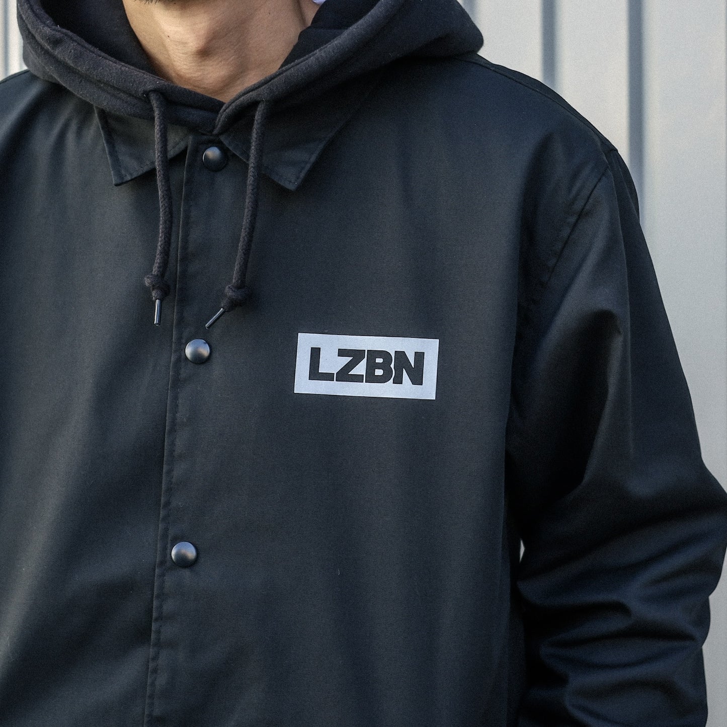 LZBN / WORKERS T/C COACH JACKET (BLACK)