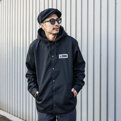 LZBN / WORKERS T/C COACH JACKET (BLACK)