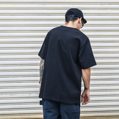 BLUCO / PRINT TEE -OLD- (BLACK)