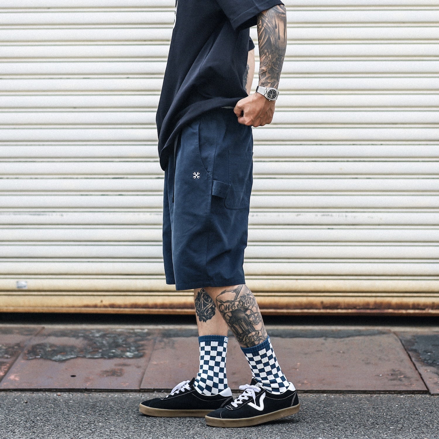 ブルコ/LIGHT CANVAS PAINTER SHORTSサイズL(BLK) BLUCO / LIGHT CANVAS PAINTER SHORTS (BLUCO BLUE) – Feelin'