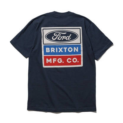 BRIXTON / FORD SERVICE DEPT POCKET TEE (AMERICAN NAVY)