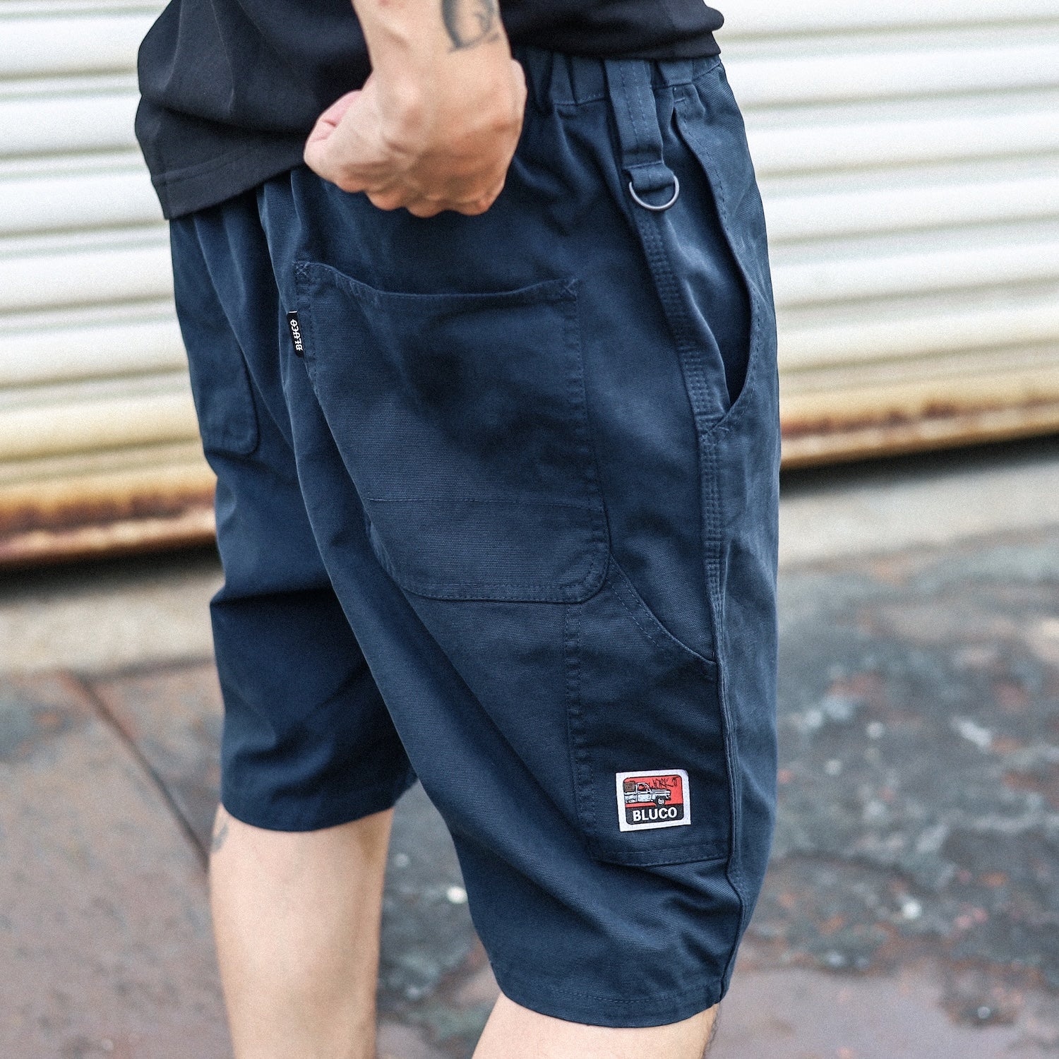 ブルコ/LIGHT CANVAS PAINTER SHORTSサイズL(BLK) BLUCO / LIGHT CANVAS PAINTER SHORTS (BLACK) – Feelin'