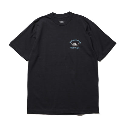 BRIXTON / FORD BUILT TOUGH 4X4 S/S TEE (BURNT RUBBER)