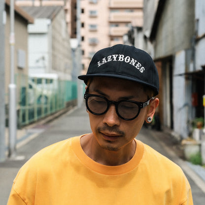 LZBN / EMB ARCH LOGO BASEBALL CAP (BLACK)