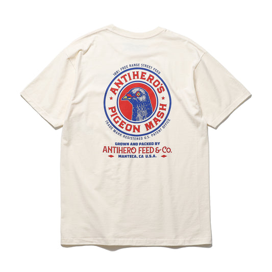 ANTIHERO / PIGEON MASH II S/S POCKET T-SHIRT (NATURAL/MULTI COLOR)