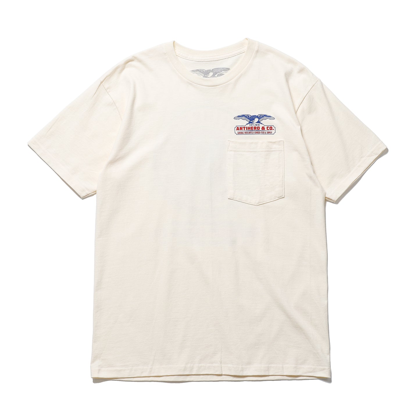 ANTIHERO / PIGEON MASH II S/S POCKET T-SHIRT (NATURAL/MULTI COLOR)