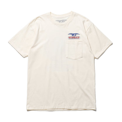 ANTIHERO / PIGEON MASH II S/S POCKET T-SHIRT (NATURAL/MULTI COLOR)