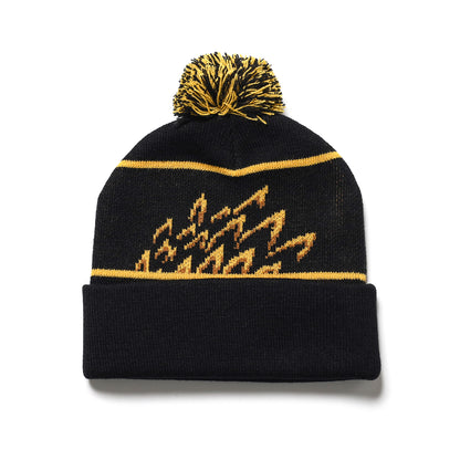 ANTIHERO / EAGLE POM POM BEANIE (BLACK/YELLOW)