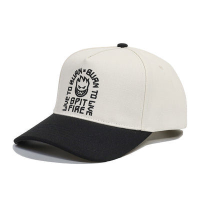 SPITFIRE / LTB ARCH SNAPBACK (OFF WHITE/BLACK)