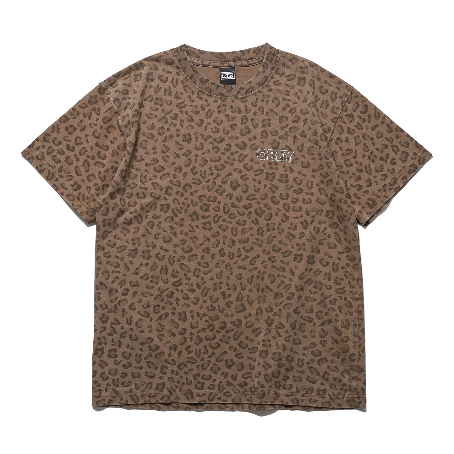 OBEY / TREBLE HEAVYWEIGHT T-SHIRT (LEOPARD CAMO)