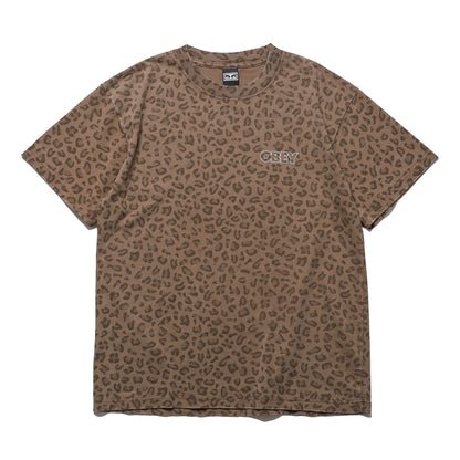 OBEY / TREBLE HEAVYWEIGHT T-SHIRT (LEOPARD CAMO)
