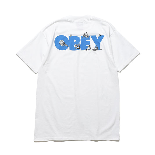 OBEY / PICNIC CLASSIC T-SHIRT (WHITE)