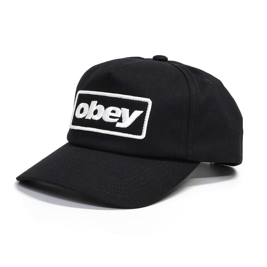 OBEY / OBEY RANCH 5 PANEL SNAPBACK (BLACK)