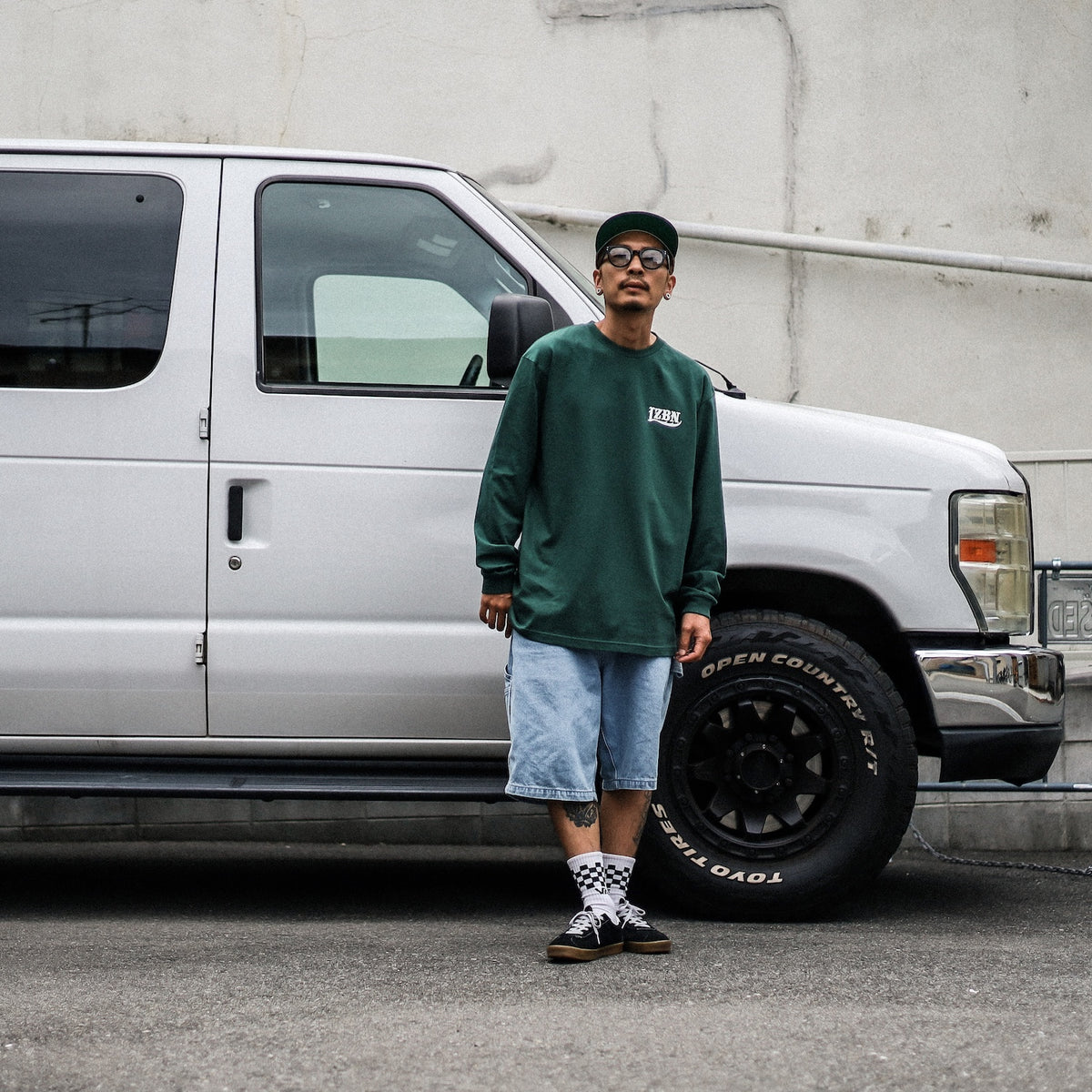 LZBN / LZBN LOGO L/S TEE (IVY GREEN)