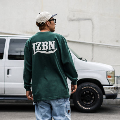 LZBN / LZBN LOGO L/S TEE (IVY GREEN)