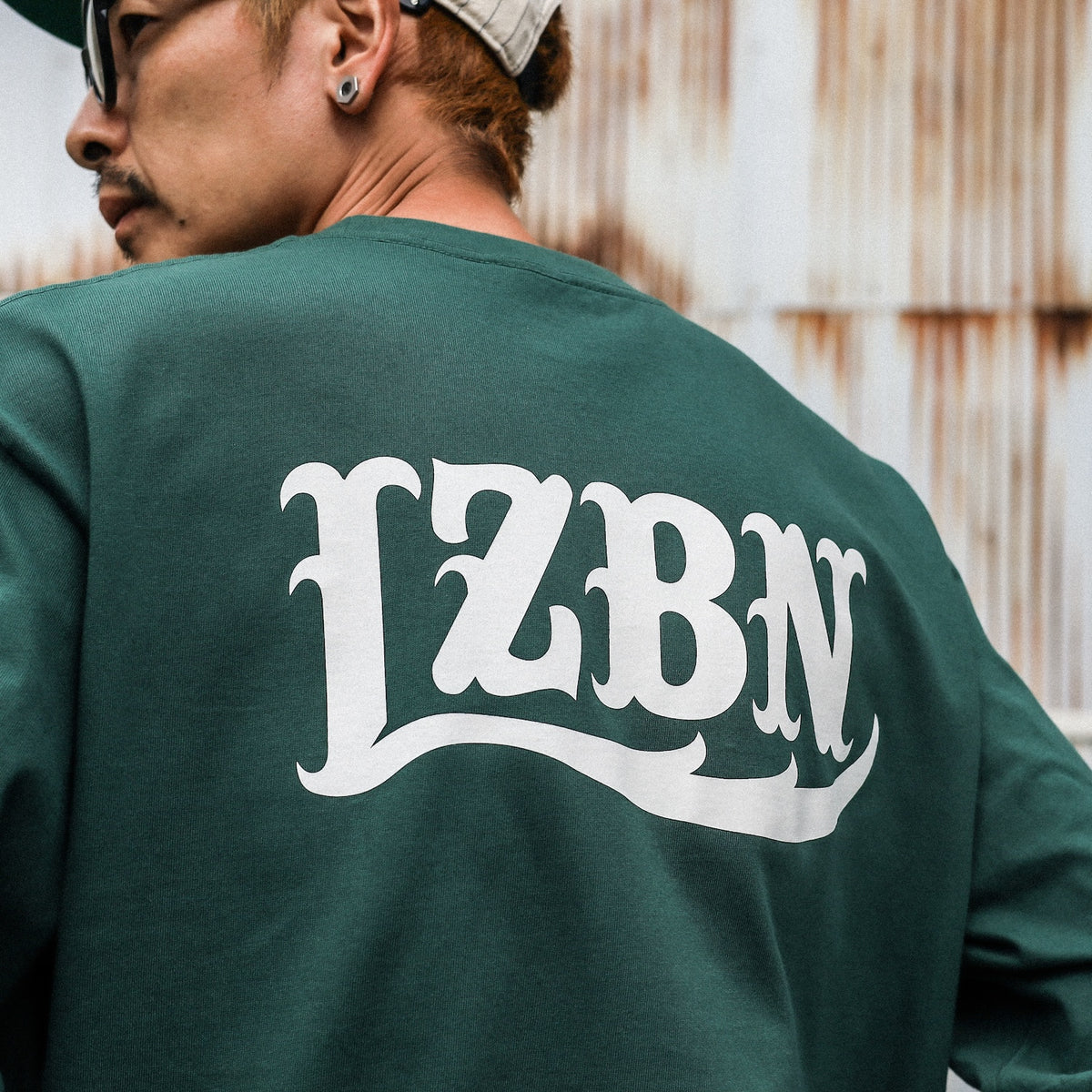 LZBN / LZBN LOGO L/S TEE (IVY GREEN)