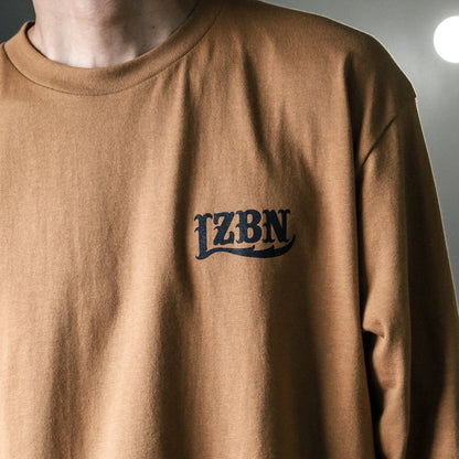 LZBN / LZBN LOGO L/S TEE (CAMEL)