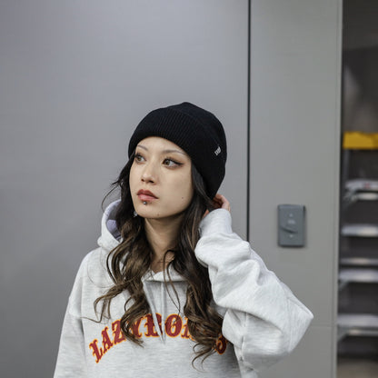 LZBN / STANDARD CHUNKY BEANIE (BLACK)