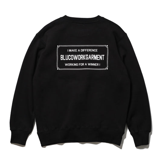 BLUCO / SWEATSHIRTS -TICKET- (BLACK)