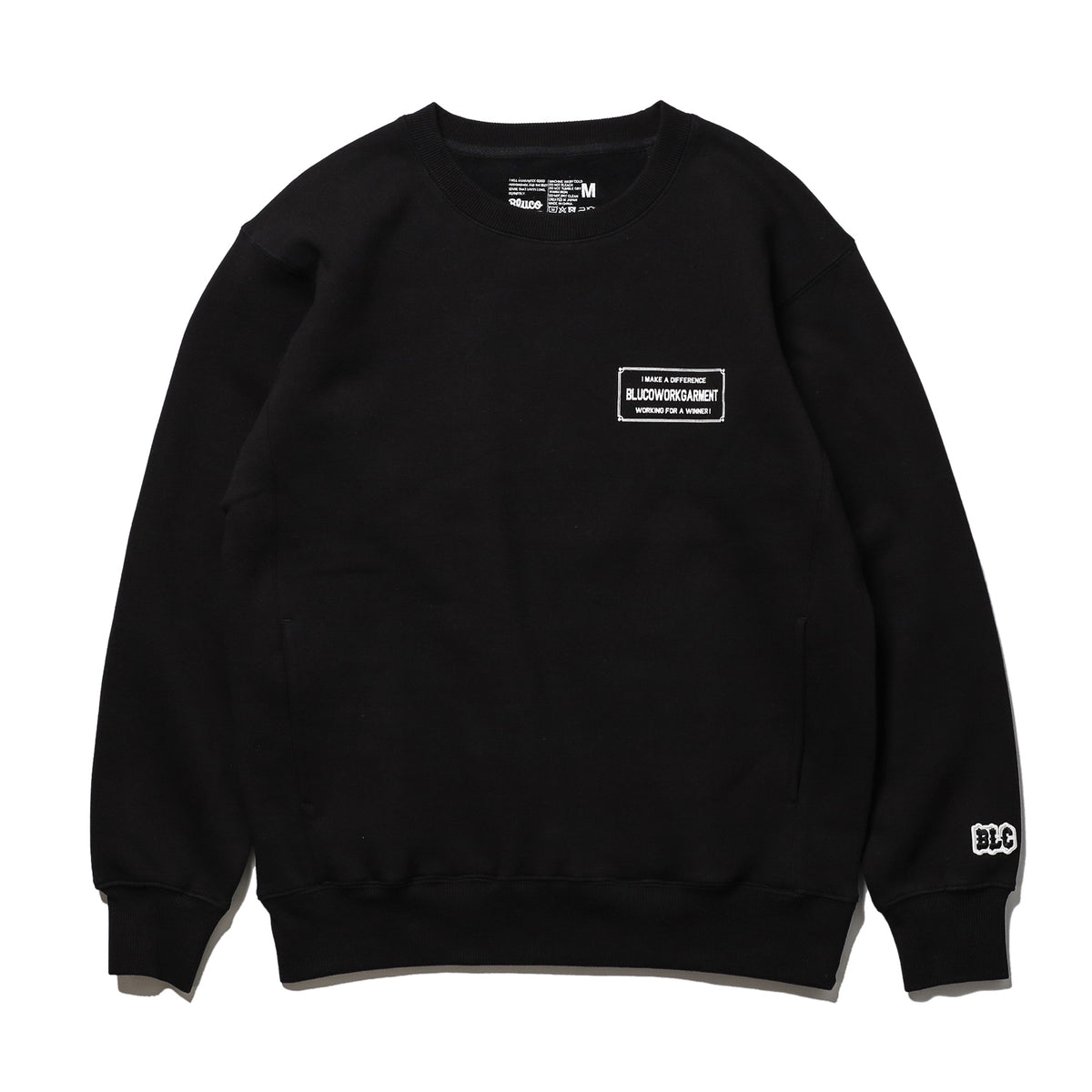 BLUCO / SWEATSHIRTS -TICKET- (BLACK)