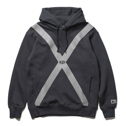 BLUCO / SWEAT HOODIE -ATTENTION- (CHARCOAL)