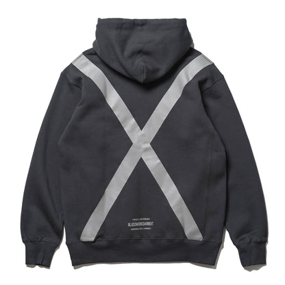 BLUCO / SWEAT HOODIE -ATTENTION- (CHARCOAL)