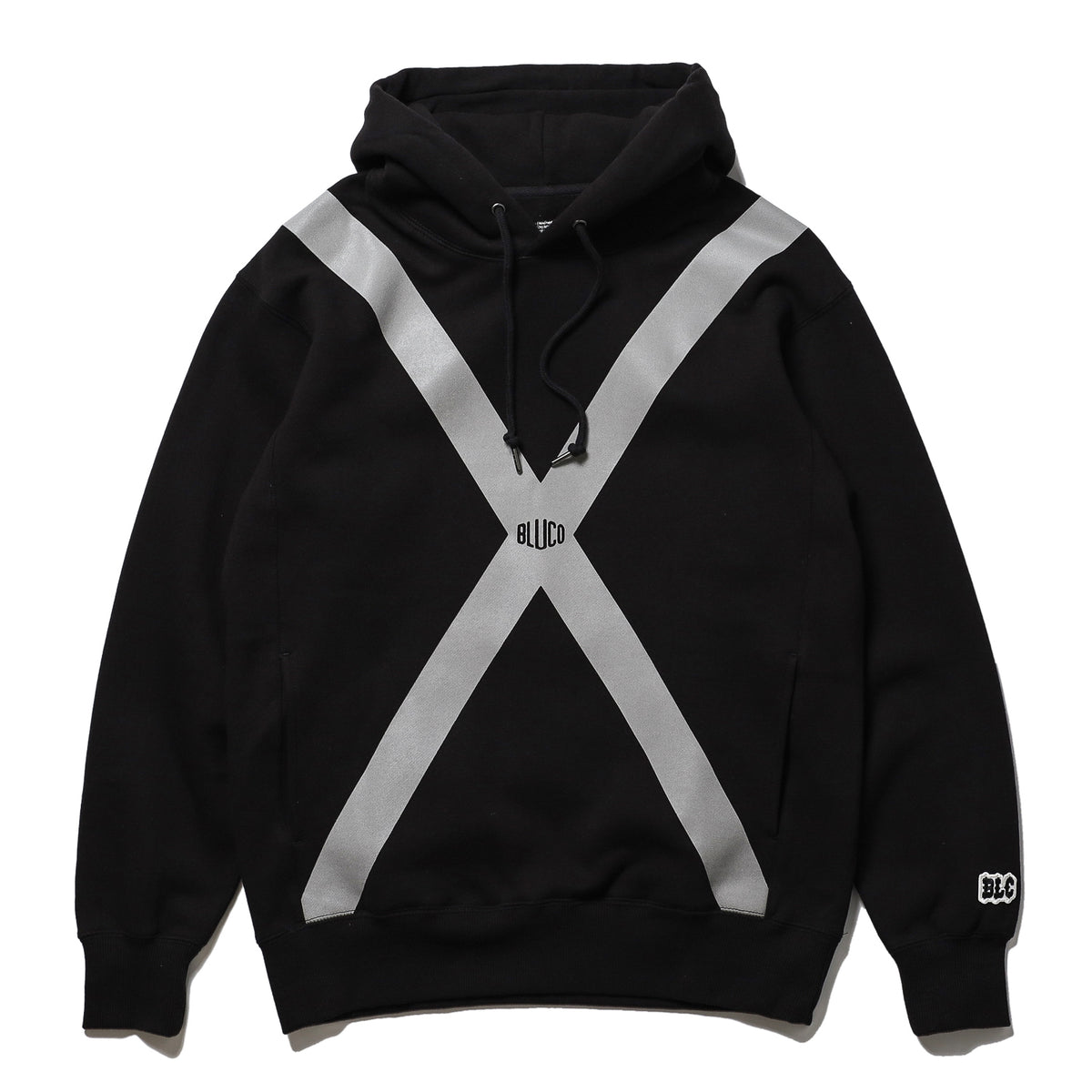 BLUCO / SWEAT HOODIE -ATTENTION- (BLACK)