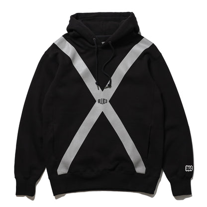 BLUCO / SWEAT HOODIE -ATTENTION- (BLACK)